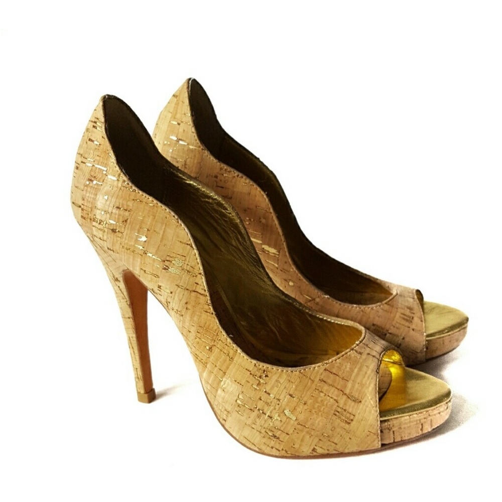 Cork Platform Heels